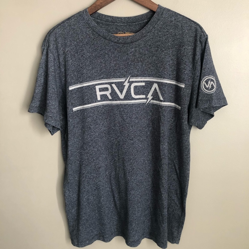 RVCA Heathered Grey Logo T-Shirt